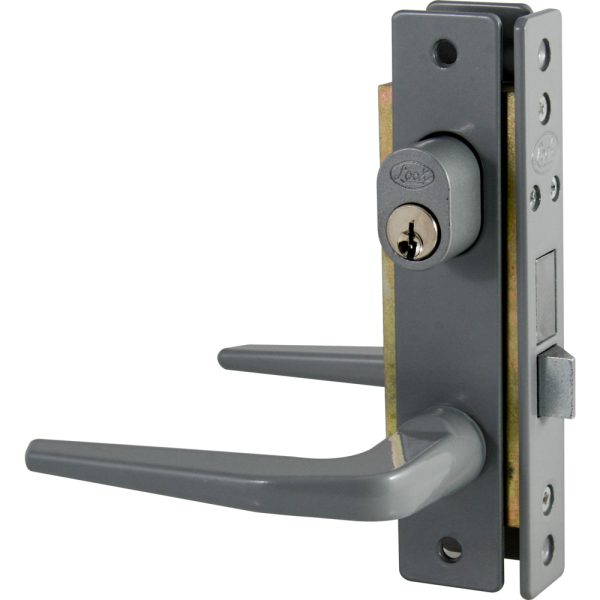 14CL - Cerradura clásica para puerta de aluminio función doble, gris, llave estándar Lock