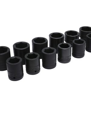 15101.jpg 15101 - Juego de dados de impacto cuadro de 1", 6 puntas, en pulgadas, 12 piezas Urrea