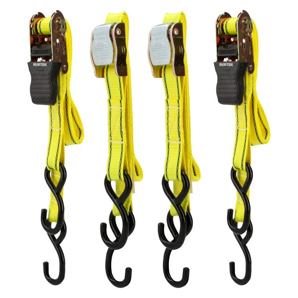 151151 - Juego de sujetadores tipo matraca y hebilla, 4 piezas Surtek