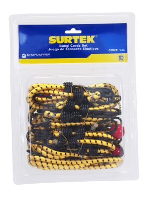 151260.jpg 151260 - Juego de tensores elásticos, 12 piezas Surtek