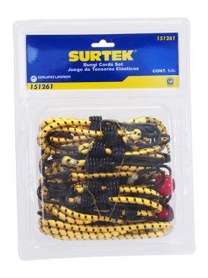 151261.jpg 151261 - Juego de tensores elásticos, 24 piezas Surtek