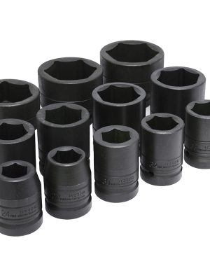 15201.jpg 15201 - Juego de dados de impacto cuadro de 1", 6 puntas, métricos, 12 piezas Urrea