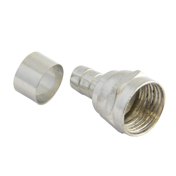 153200.jpg 153200 - Conector para cable coaxial RG59 tipo campana, 4 piezas Surtek