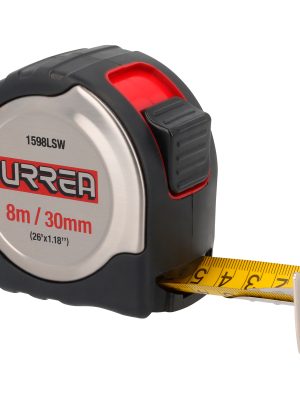 1598LSW - Flexómetro con carcasa de acero inoxidable 8 m x 30 mm Urrea