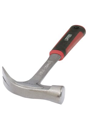 1620AF - Martillo de uña forjado en una pieza con mango anti-vibración texturizado de 13-9/16", 20 oz Urrea