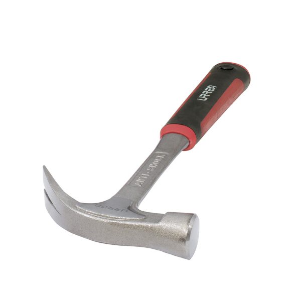 1620AF - Martillo de uña forjado en una pieza con mango anti-vibración texturizado de 13-9/16", 20 oz Urrea
