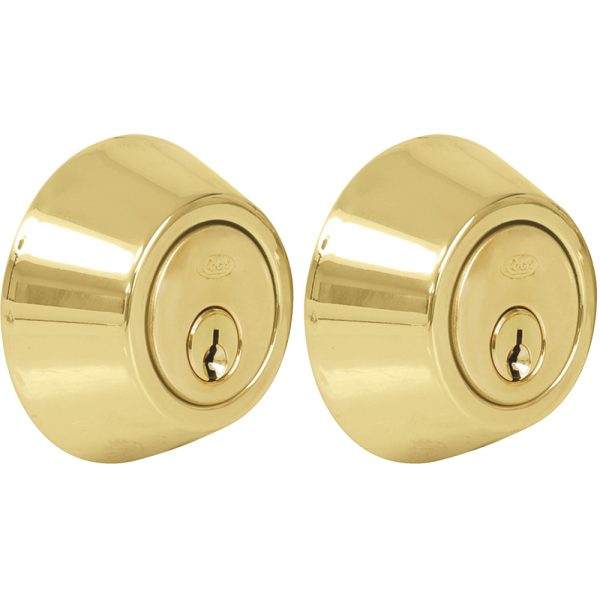 16CE.jpg 16CE - Cerrojo residencial función doble, latón brillante, llave estándar, blíster Lock