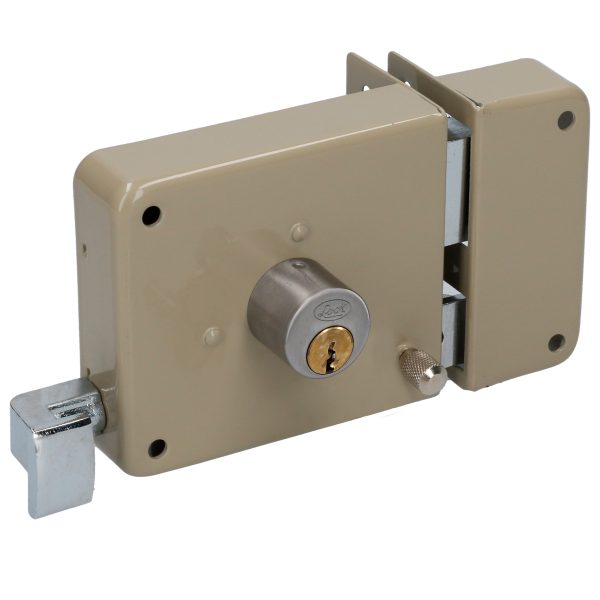 16CS - Cerradura de sobreponer función instala fácil, derecha, llave estándar, blíster Lock