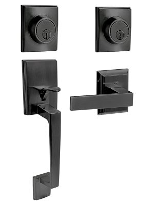 16GA - Gatillo rectangular sólido para entrada función sencilla, negro, visual Lock