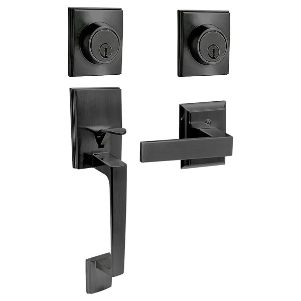 16GA - Gatillo rectangular sólido para entrada función sencilla, negro, visual Lock