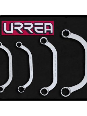 1700AM - Juego de llaves de obstrucción métricas, 12 puntas, 4 piezas en estuche Urrea