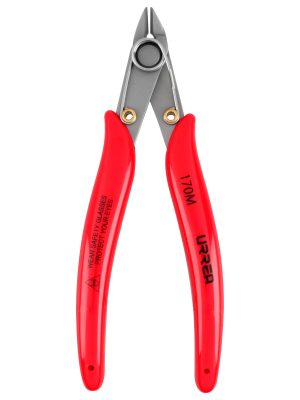 170M.jpg 170M - Pinza para electrónica con mango rubber grip de 5-1/8" corte al ras 22° Urrea