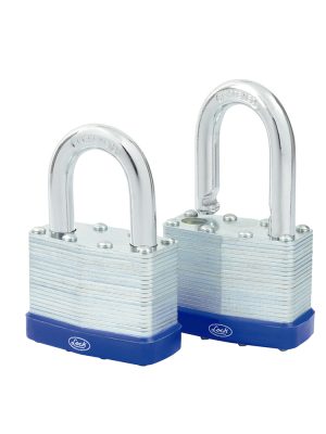 17CA - Juego de candados laminados 50 mm, llave estándar, 2 piezas Lock
