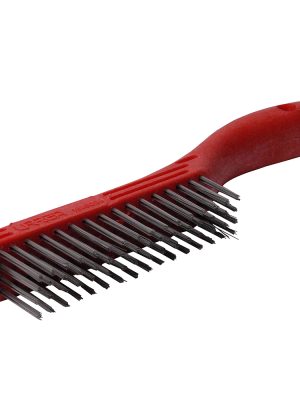 1885CSS - Cepillo de alambre de acero inoxidable con 4x16 filas de pinceles con mango Urrea