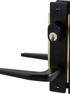 19CL.jpg 19CL - Cerradura clásica para puerta de aluminio función doble, negro, llave estándar Lock