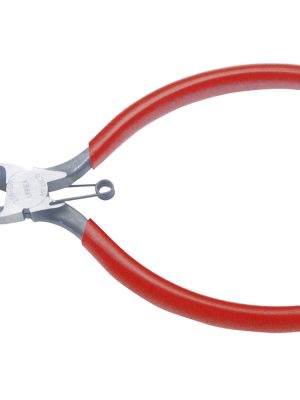 204GR.jpg 204GR - Pinza para electricista con mango rubber grip de 4-3/16" corte diagonal con resorte Urrea