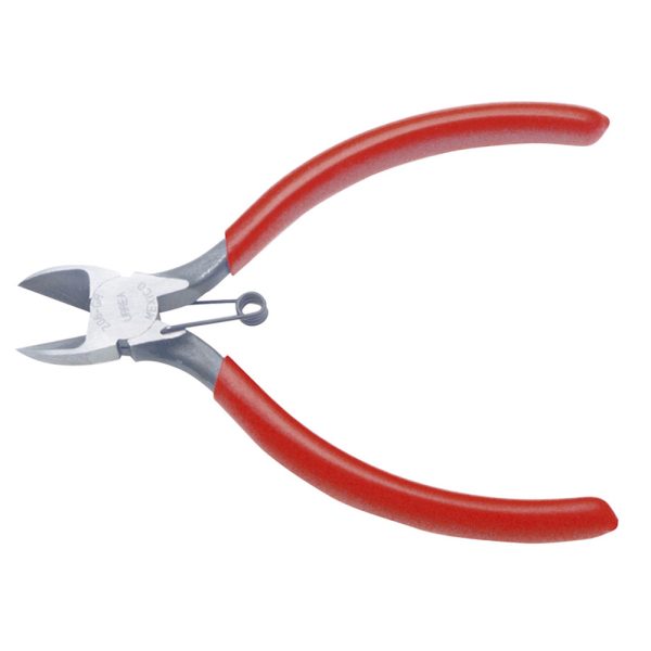 205GR - Pinza para electricista con mango rubber grip de 5-13/32" corte diagonal con resorte Urrea