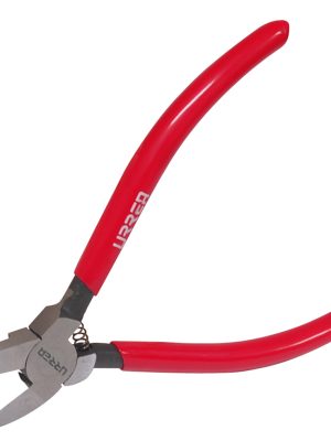 211G - Pinza corte al ras para plástico y materiales no ferroso con mango rubber grip 5" Urrea
