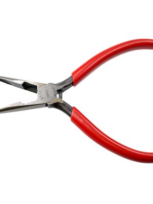 226GR - Pinza para electricista con mango rubber grip de 6-5/8" punta larga corte lateral con reso Urrea