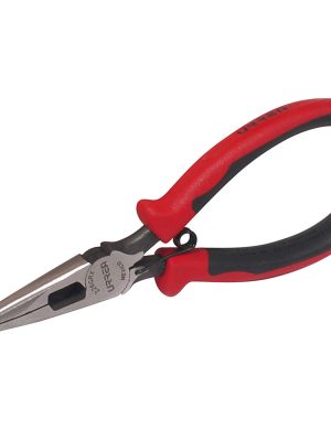 226GRX.jpg 226GRX - Pinza para electricista con mango bimaterial de 6-23/32" punta larga corte lateral con res Urrea