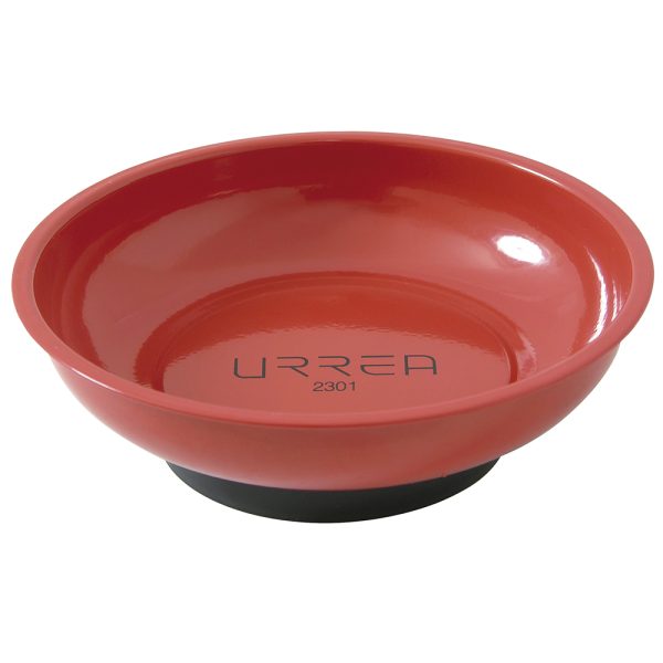 2302.jpg 2302 - Charola magnética con cubierta de pintura electrostática, redonda 15 cm Urrea