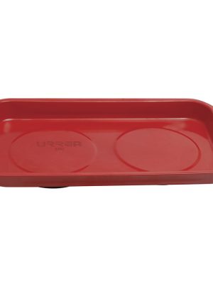 2303 - Charola magnética con cubierta de pintura electrostática, rectangular 14 cm x 24 cm Urrea
