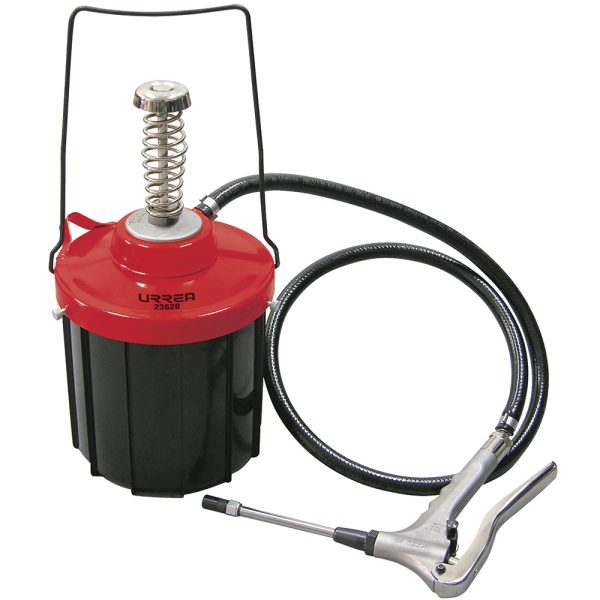 23620.jpg 23620 - Inyector de grasa con cubeta de alta presión y alto volumen de 5 kg, 10,000 PSI Urrea