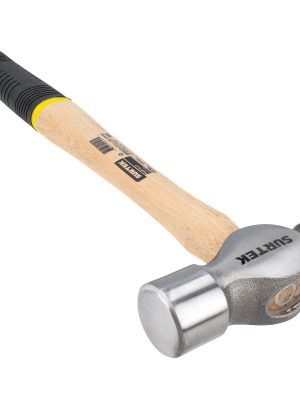 24SG - Martillo pulido de bola con mango de madera con grip de 16", 24 oz Surtek