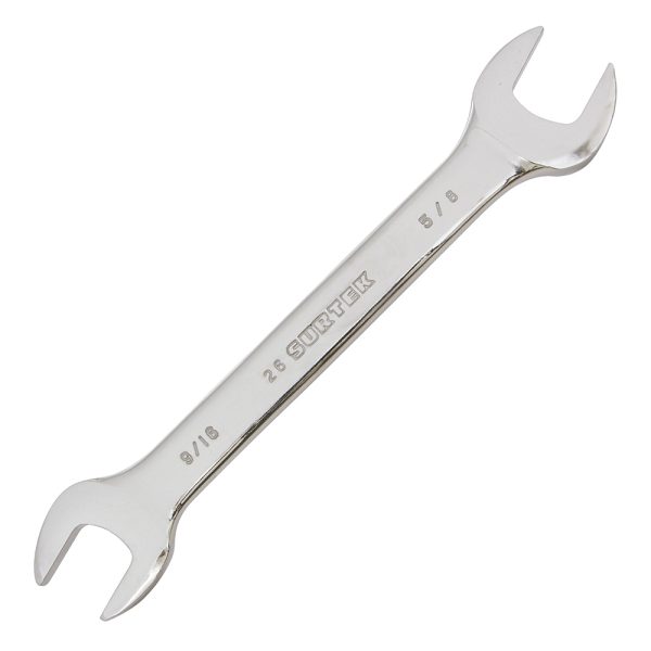 26.jpg 26 - Llave española pulido espejo en pulgadas, 9/16" x 5/8" Surtek
