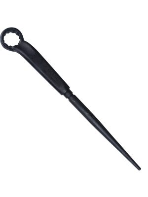 2627MHL - Llave acodada de alta palanca fosfatizada con cola en métrica, 12 puntas, 27 mm Urrea