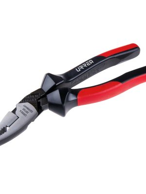 267GE - Pinza para electricista con mango bimaterial ergonómica con ángulo de 25° de 7-1/2" Urrea