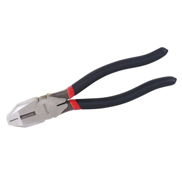 268GI - Pinza para electricista con mango rubber grip de 8-9/16" corte lateral Urrea