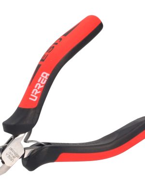 28141X.jpg 28141X - Pinza para electrónica con mango antiestático corte diagonal de 4-1/2" al ras Urrea