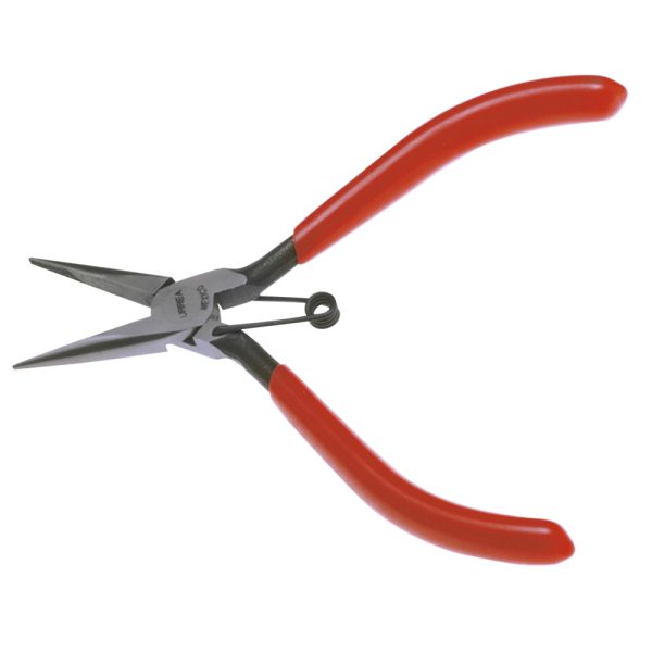 282G - Pinza para electricista con mango rubber grip de 4-3/4" punta larga sin corte Urrea