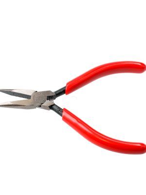 28560.jpg 28560 - Pinza para electrónica con mango rubber grip de 4-3/4" cónica lisa Urrea