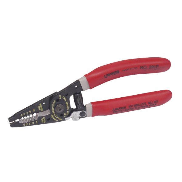 291P - Pinza pelacable con mango air cushion 10-20 AWG de 7-1/4" ergonómica Urrea