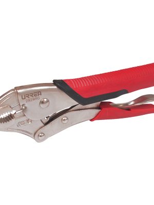 292WRG - Pinza de presión con mango bimaterial de 10" quijada curva Urrea