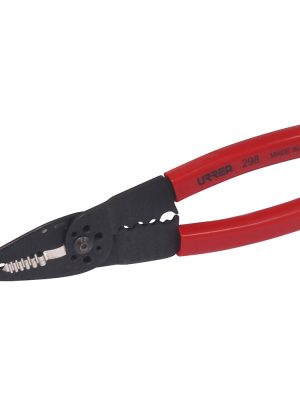 298.jpg 298 - Pinza pelacable con mango air cushion 10-22 AWG de 8-1/4" poncha terminales Urrea