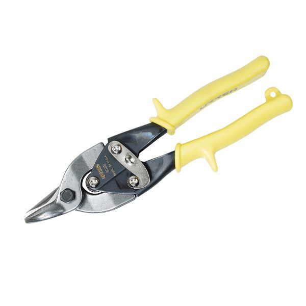 303B - Tijera para hojalatero tipo aviación bulldog universal con mango rubber grip, 9-1/2" Urrea