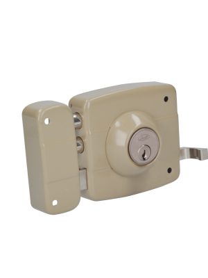 31CS - Cerradura de sobreponer función instala fácil, izquierda, 2 bulones, llave estándar, en ca Lock