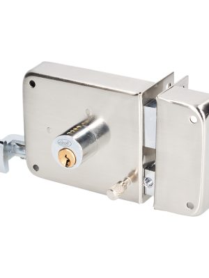 32CS - Cerradura de sobreponer función instala fácil, derecha, llave estándar, blíster Lock