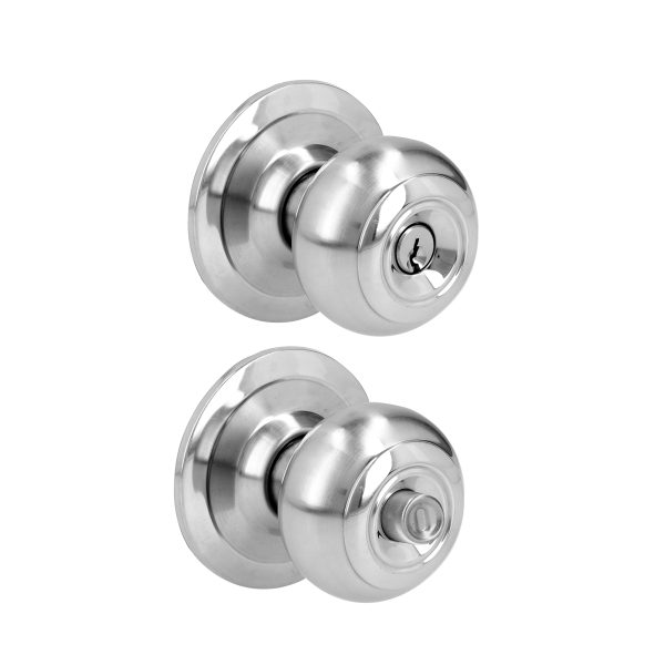 32POP.jpg 32POP - Pomo cilíndrico ovalado para constructora función recámara, acero inoxidable, llave std, c Prolok