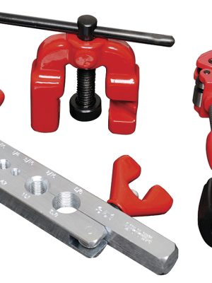 349 - Juego de avellanador, cortatubos y prensa ajustable de 3/16" a 5/8", 3 piezas Urrea