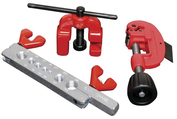 349.jpg 349 - Juego de avellanador, cortatubos y prensa ajustable de 3/16" a 5/8", 3 piezas Urrea