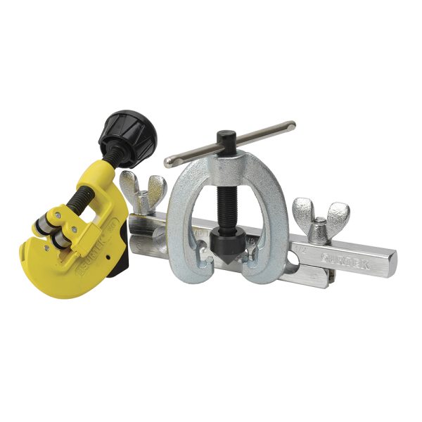 349F.jpg 349F - Juego de avellanador, cortatubos y prensa ajustable de 3/16" a 5/8", 3 piezas Surtek