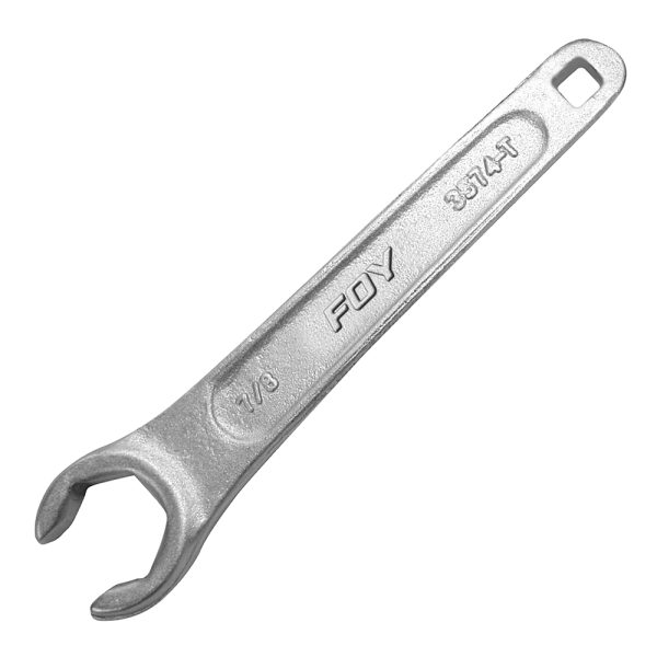 3574T - Llave para tanque de gas cromada 7/8" Foy