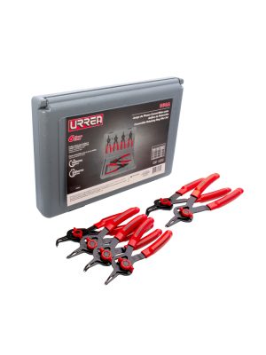 360A - Juego de pinzas para anillos de retención convertibles con mariposa, 6 piezas Urrea