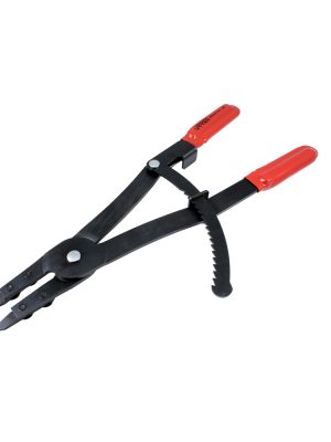 364 - Pinza para cerrar anillos de retención con mecanismo de matraca Urrea
