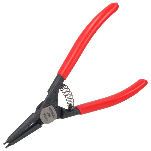 368P - Pinza para anillos de retención con mango rubber grip forjadas tipo externo ángulo de 0° Urrea