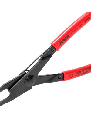 389 - Pinza para anillos de retención con mango rubber grip fijas tipo interno ángulo de 0° Urrea